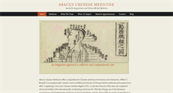 Desktop Screenshot of abacuschinesemed.com